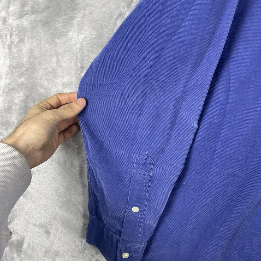 Vintage 90s Polo Ralph Lauren The Blaire Button Down Shirt Mens XXL Corduroy